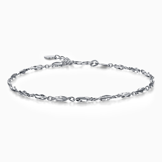 Pt.Charm platinum bracelet for women Pt950 platinum fashion star shining bamboo extension chain as a gift for girlfriend and wife. If it is not in stock, it can be customized. Take 2.05g as an example
