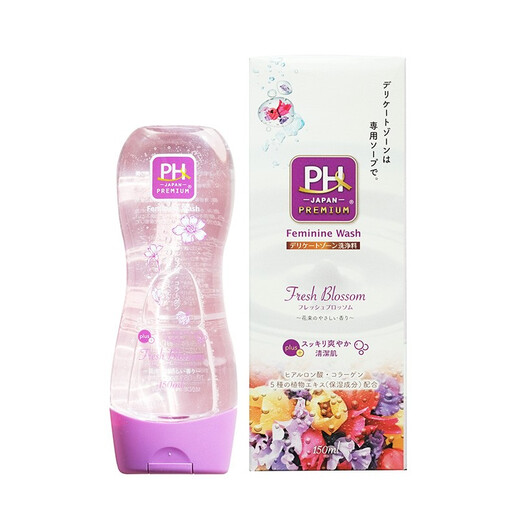 Japan's PHJAPAN women's private parts mild PH care Piqujie lotion care solution purple blue national flower fragrance 150ml