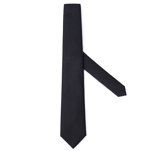 North Martin simple silk tie men's formal business workplace daily tie without tie clip black silk 7cm wide