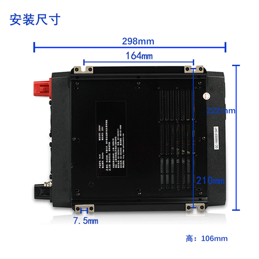 Newfox Newfox car inverter 24v to 220V large truck marine 2000w transformer power converter 2000W full power (T-4000/7814VA)