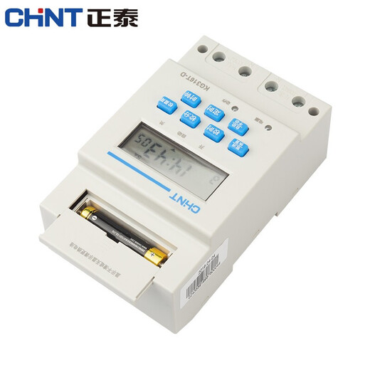 Chint (CHNT) microcomputer time control switch 220V multi-voltage fully automatic timing controller kg316t-D street light time and space switch high power KG316T-D-AC220V