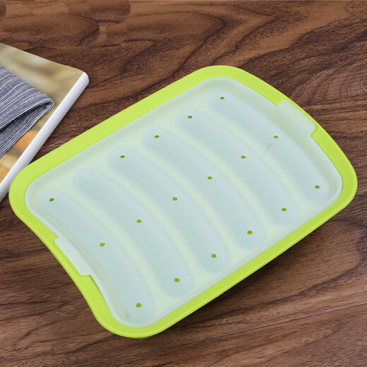 PAPAROTTY Silicone Sausage Mold Baby Homemade Children's Steamed Sausage Baby Household Food Complementary Grinding Tool Ham Sausage