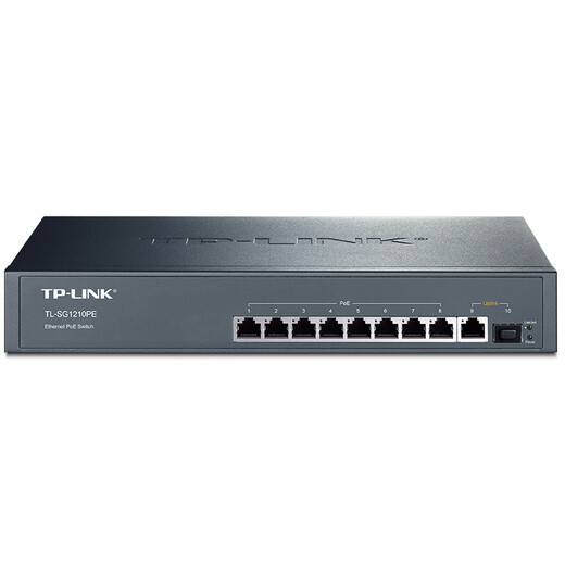 TP-LINK TL-SG1210PE 8-port Gigabit POE switch (1 Gigabit port + 1 Gigabit fiber port)