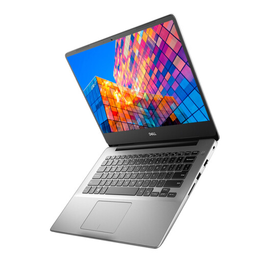 Dell DELL Inspiron 14 Intel Core i5 14-inch remote office thin and light narrow bezel laptop (i5-8265U8G256GSSD backlit keyboard) Glacier Silver