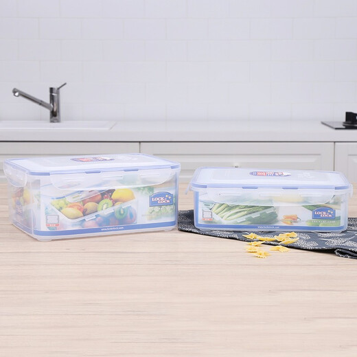 Lock Lock (LOCK/LOCK) Fresh Preservation Box Household Large Capacity Plastic Storage Box Sealed Moisture-proof Dry Goods Storage Box 3.9L HPL829