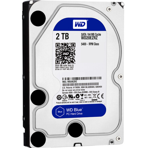 Western Digital (WD) Daily--Storage Solution (Blue Disk 2TBHDD+Green Series 120GSSD Solid State Drive)