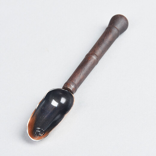 Porcelain brand tea ebony alloy tea spoon tea spoon rosewood tea spoon kung fu tea set tea ceremony accessories summer bamboo - bamboo tea spoon
