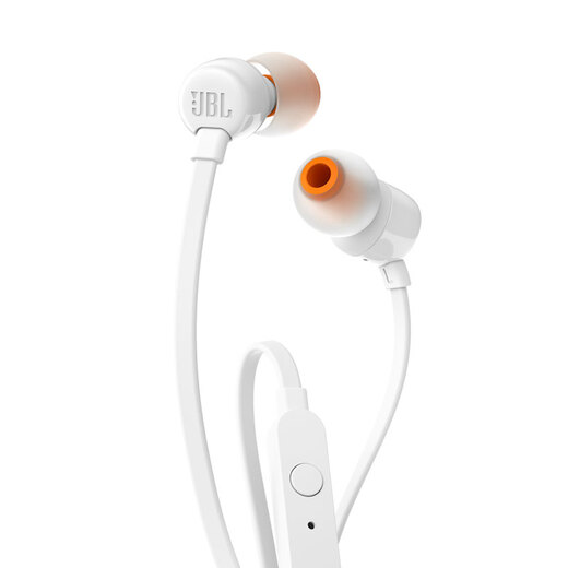 JBLT110 wired headset stereo in-ear headset computer game sports headset suitable for 3.5mm interface equipment white