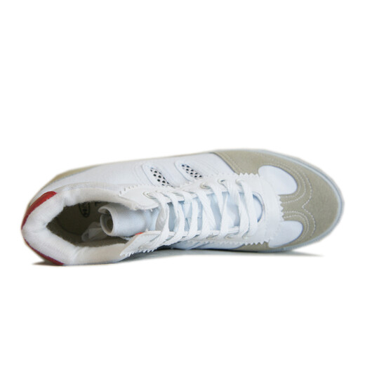 Qingdao Double Star Bate high-top volleyball shoes tendon sole sports shoes track and field training shoes work shoes white running shoes multi-functional sports shoes high-top volleyball shoes 44*270