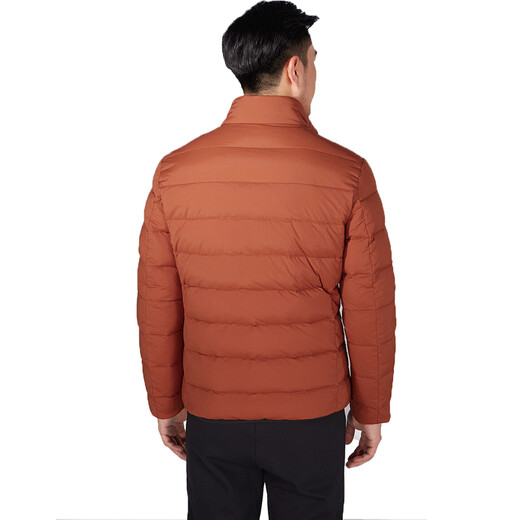 HLA海澜之家羽绒服男2016冬季新品HWRAD4N239A时尚轻盈保暖深橙(S4)185/100A(54)