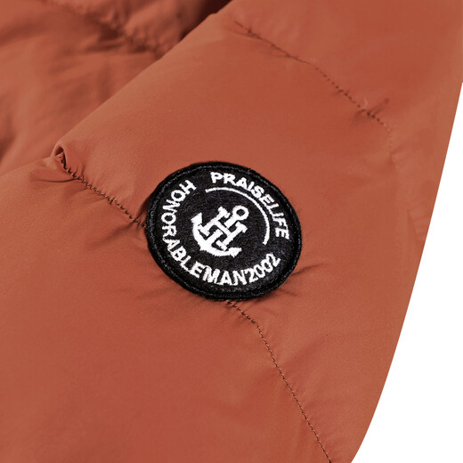 HLA海澜之家羽绒服男2016冬季新品HWRAD4N239A时尚轻盈保暖深橙(S4)185/100A(54)