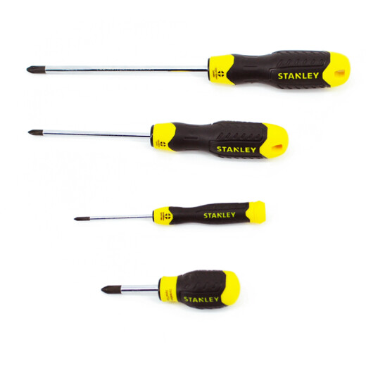 Stanley precision screwdriver 8-piece set manual chromium vanadium steel rubber handle magnetic screwdriver anti-rust and anti-corrosion STHT92004-8