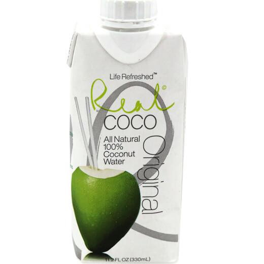 Realcoco natural coconut water imported NFC juice drink 330ml*12 bottles full box