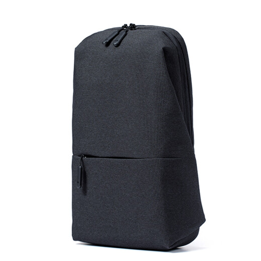 Xiaomi (MI) multifunctional urban casual chest bag men's shoulder bag crossbody bag can accommodate 7-inch tablet computer dark gray