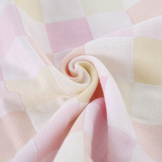 Wenlian square towel, children's towel, male and female baby sweat towel, saliva towel, baby cleansing towel, baby soft absorbent towel, hand towel, small blue and yellow