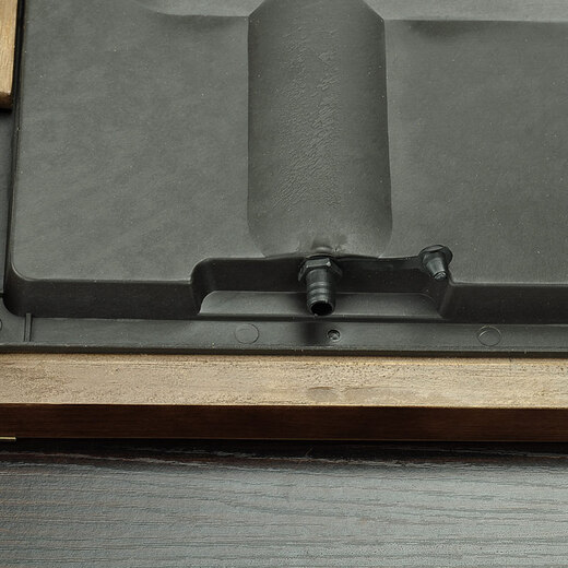 Tang Feng high-end Kung Fu tea set tea tray simple home living room tea cup tray rectangular drainage drain tea table with drainage Hexiang Youmeng 55*33cm (86)