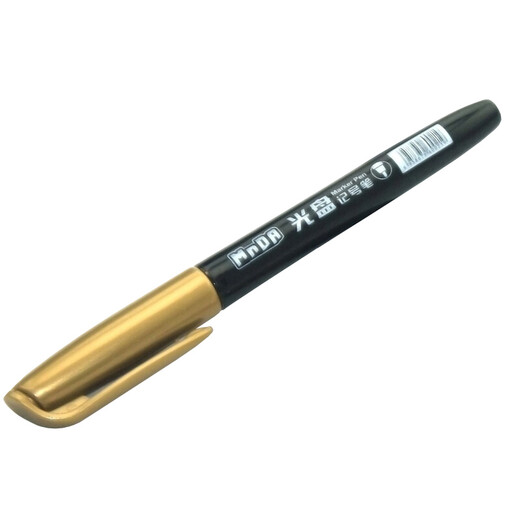 MNDA Vinyl-Disc-Spezial-Disc-Stift-Markierungsstift, Goldschrift, vergrößertes Tintenrohr