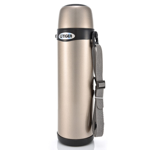 TIGER Outdoor Insulated Cup Stainless Steel Vacuum Cooling Cup Travel Sports Bottle MBI-A10C 1.0L Champagne Gold NH 1000ml