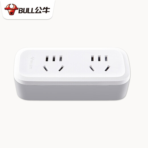 Bull vertical converter socket one turn three plug rows one turn multi-wireless conversion plug one minute three multi-function expansion plug board one time three rows small plug board vertical 3 sockets GN-9312 without switch