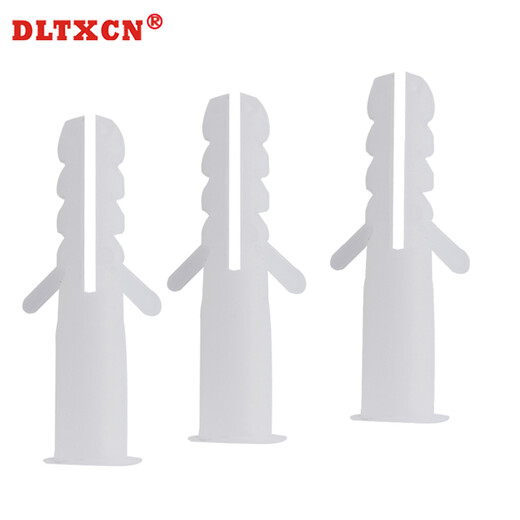 DLTXCN round plastic expansion tube plastic expansion plug white rubber plug nylon expansion plug M 6/8/10/12mm6mm 6mm1000 pieces