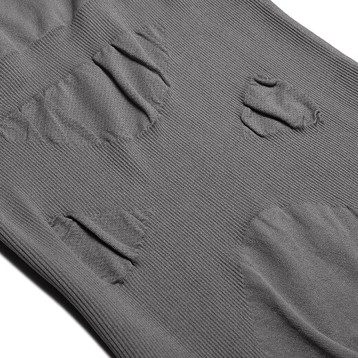 INSMANX men's shapewear, shaping underwear, tight long-sleeved corset, abdominal lift, back corset, fitness sports bottoming corset, gray M