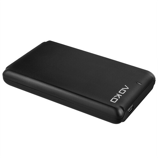 AOKO 2.5-inch Type-C mobile hard drive box 15mm thick external USB3.1 notebook mechanical solid state drive external box supports 15mm thick hard drive A206BK Gen2 speed 15mm thick hard drive box
