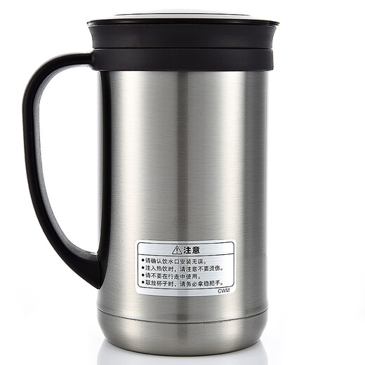 Tiger (TIGER) Tiger thermos cup air pressure thermos kettle with tea filter tea cup set 2.2L gold thermos kettle 2.2L + steel color thermos cup 500ml