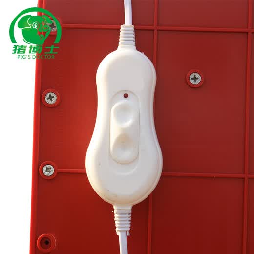 Dr. Pig piglet electric heating plate, electric heating plate for pigs, thermal insulation heating plate, heating plate for pet pigs, dogs and snakes, red 55*100 double circuit
