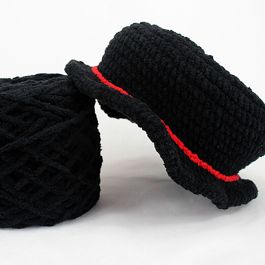 Clothes are embroidered with ice strips, soft thick wool, handmade diy knitted scarves, woolen balls, crochet hook slippers, hand-knitted materials for men and women, 01 milk white