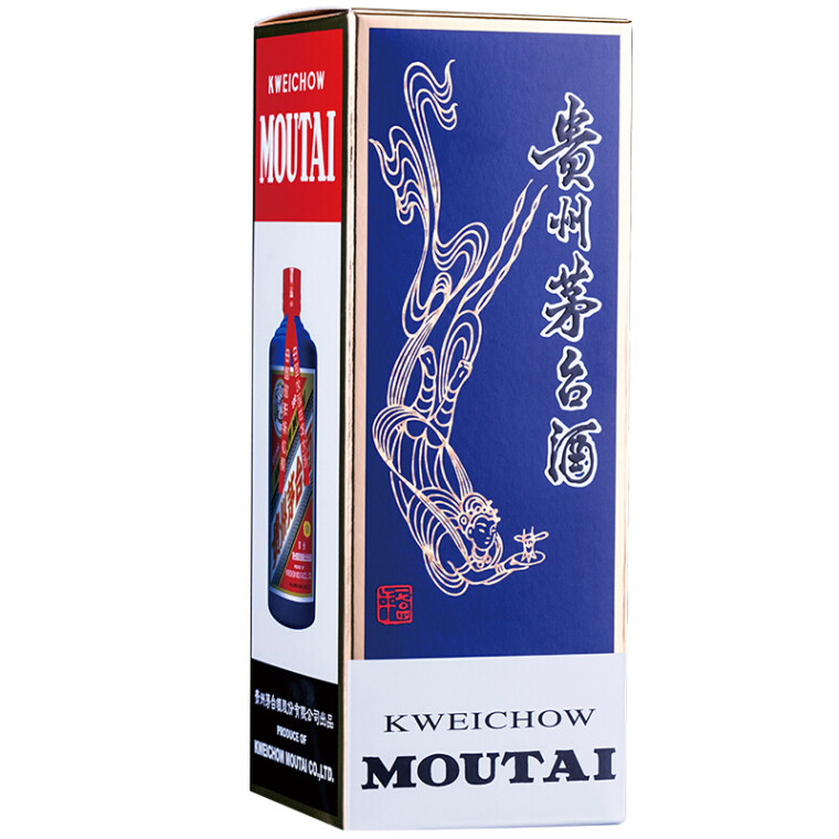 Kweichow Moutai (Blue) Blue Moutai 53% 500ml Maotai-flavor Kweichow Moutai (Blue) Blue Moutai 53% 500ml Maotai-flavor