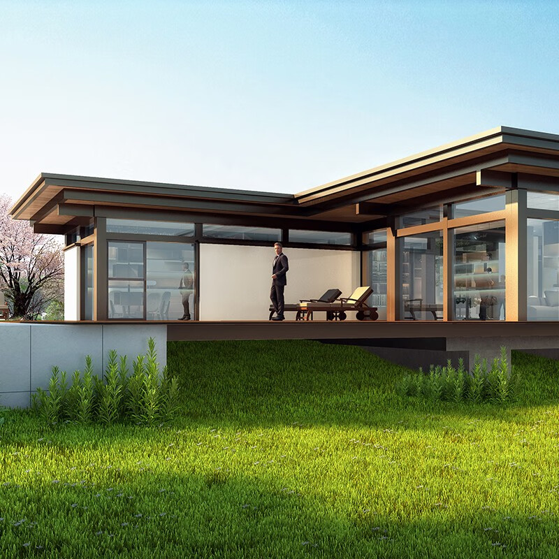 Zhimu Yishu M7 modern German classic standard European style villa, rural finely decorated self-built house country villa modern German classic standard European style villa