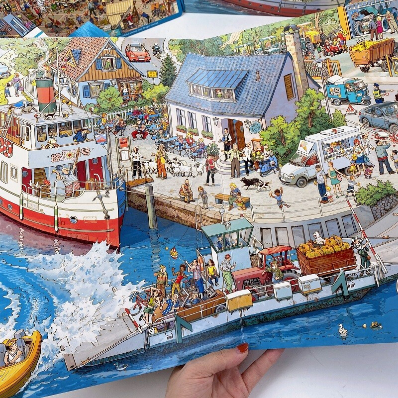 So Busy, So Busy Town, Go Out (Set of 3 volumes) So Busy, So Busy Town Series, Concentration Training, Situational Cognition, Logical Reasoning