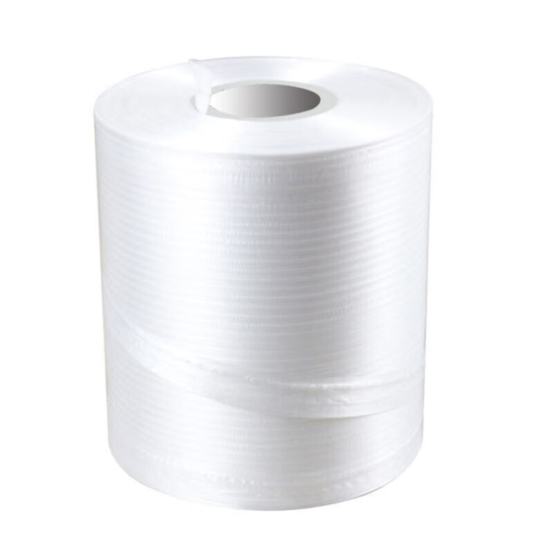 Lianjia end tape, tear tape, plastic rope, packaging rope, strapping rope 28# white 25kg 12 rolls/box