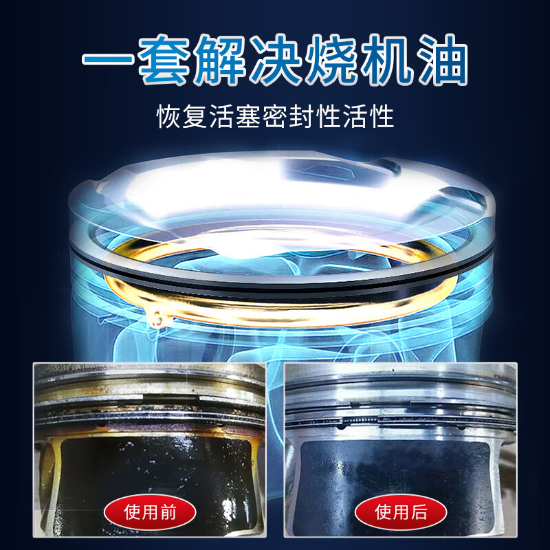 Anjiexun disassembly-free treatment of oil-burning piston ring carbon deposit cleaning and release agent powerful repair oil-burning nemesis set