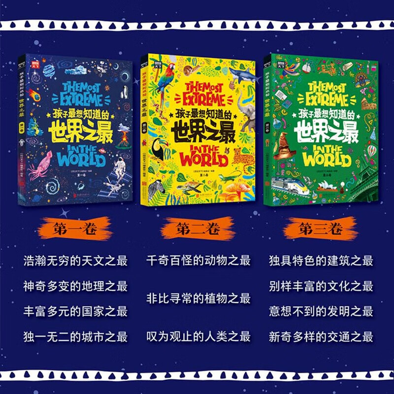What children most want to know about the world. Funny Encyclopedia hardcover, a total of 3 volumes of summer homework. The connection between the first and second grades during the summer vacation. The connection between the summer vacation for primary school students and junior high school students.
