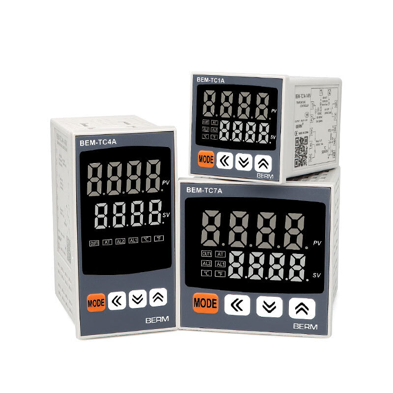 Digital display intelligent thermostat PID adjustment dual output controller BEM-TC1A-14RV
