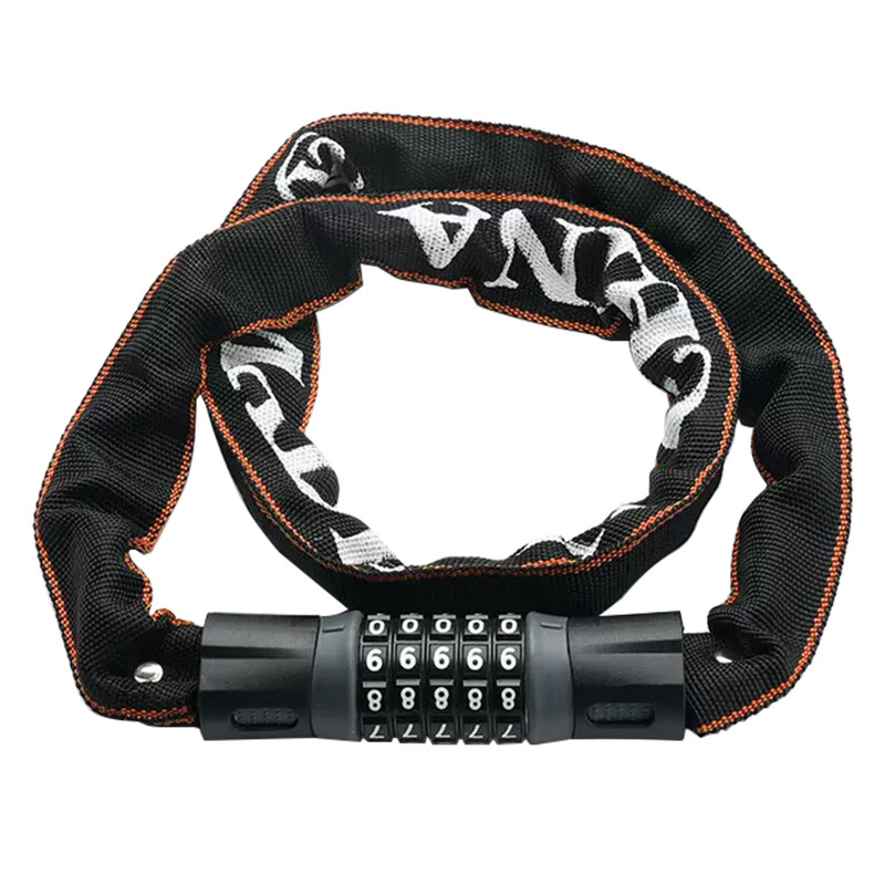 Tuoling Zongheng AQQJ1205 password chain lock bicycle lock mountain bike lock battery lock glass door lock anti-theft lock five-digit chain password lock