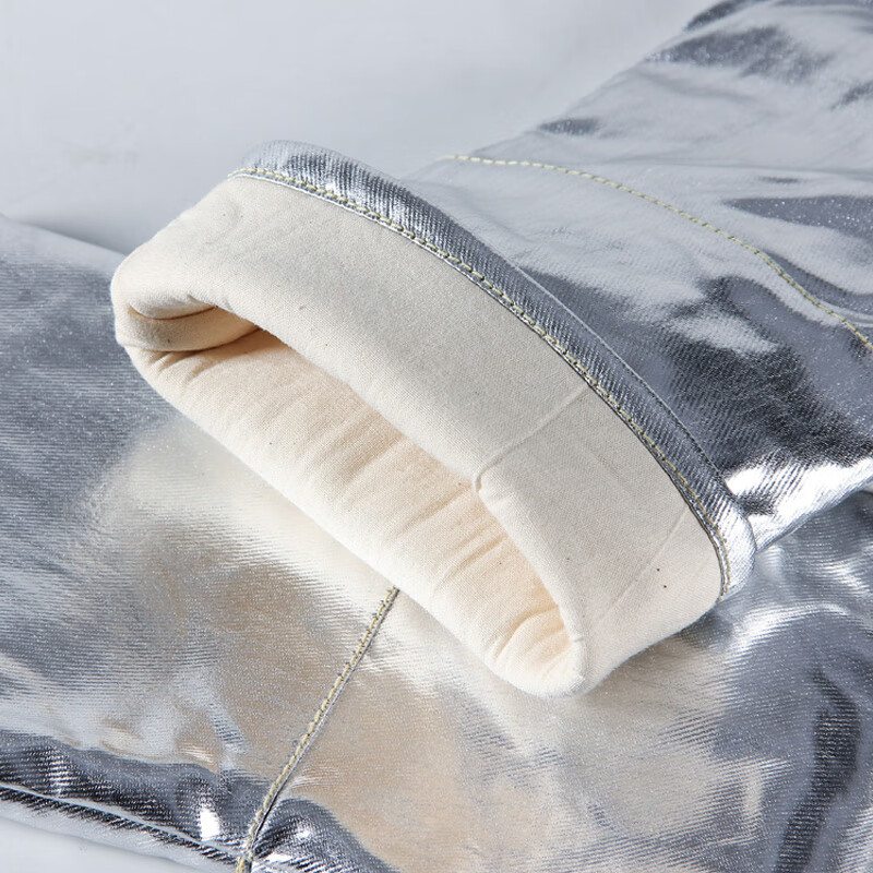 Beifote anti-scalding gloves, aluminum foil anti-scalding, high temperature resistant gloves, heat insulation, flame retardant, smelting, fire protection, fire retardant gloves, silver