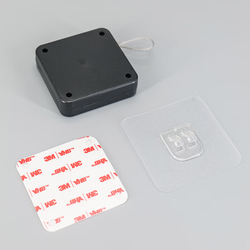 Hasdick Jingcang delivery automatic door closer punch-free telescopic door closer wooden door sliding door closer (standard model) black 800g tension HKqy-27