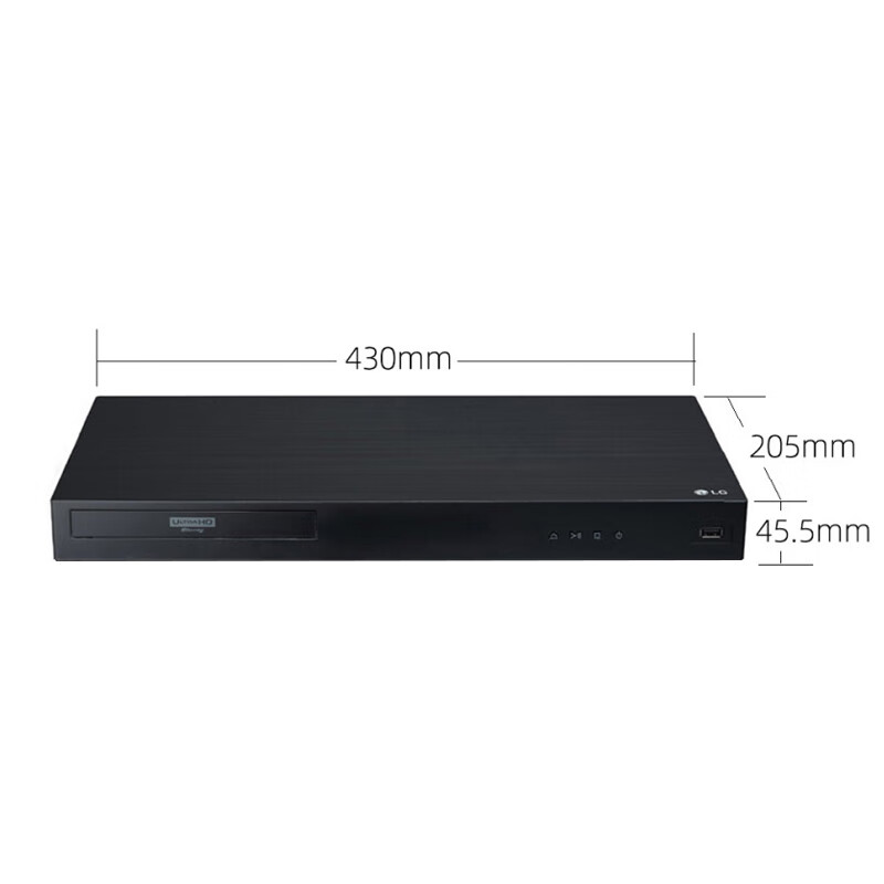 LG UBK90 full-range 3D Blu-ray player DVD CD with screen display USB hard drive player BD550/670 UBK90 true 4K Blu-ray dual HDMI optical fiber
