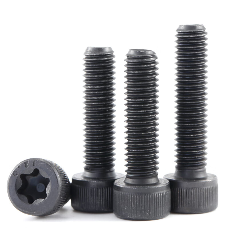 Bingneng 12.9-level high-strength plum blossom hole screws, anti-theft and anti-disassembly, cylindrical head, hexagonal bolts, cup head screws, M8*35 5 pcs