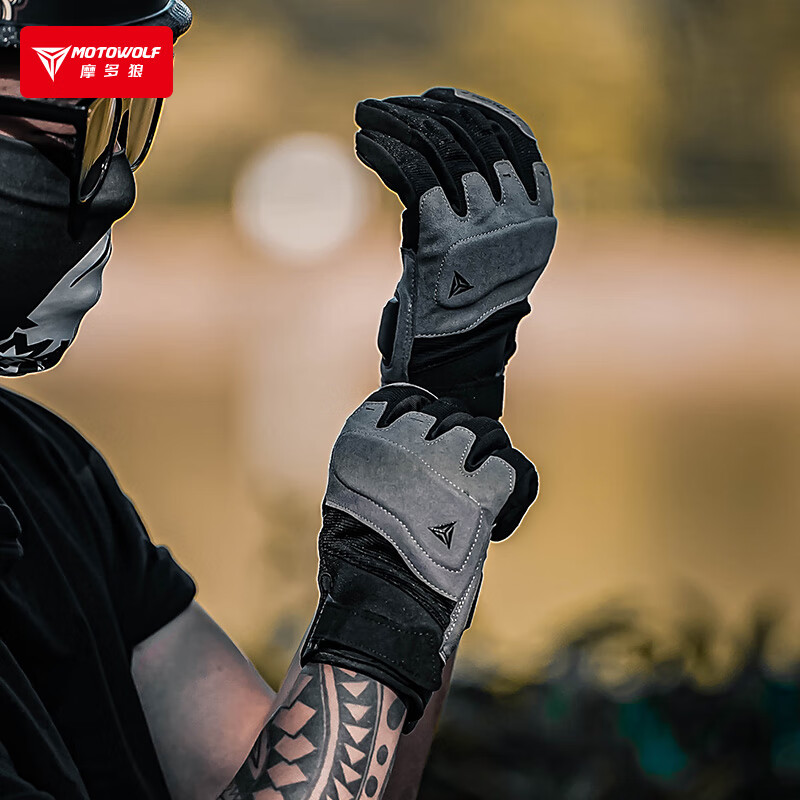 MOTOWOLF motorcycle summer riding gloves, universal for all seasons, windproof, anti-fall, breathable, off-road rider equipment, motorcycle for women