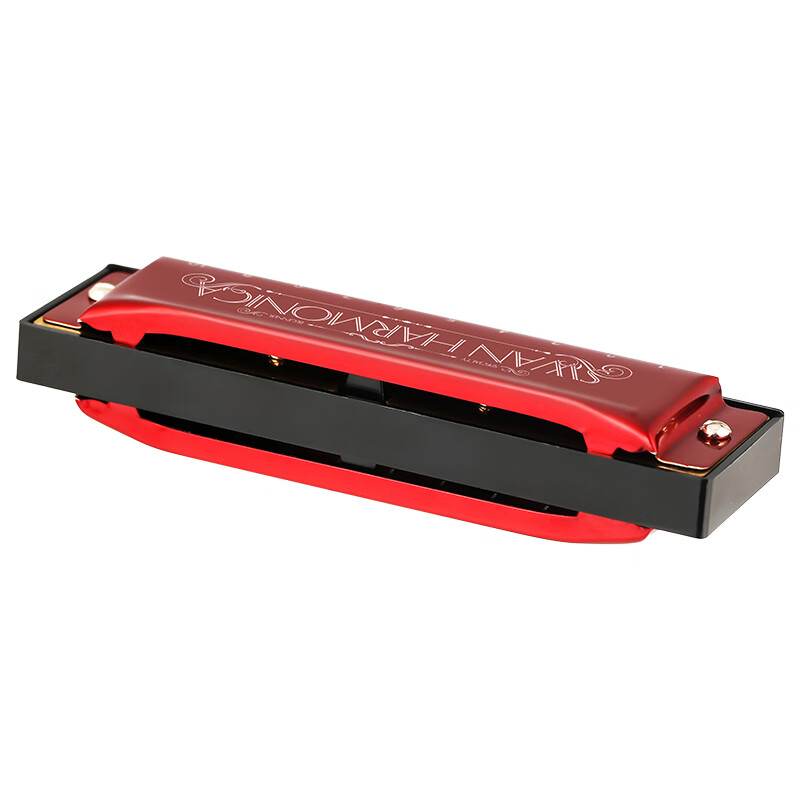 Swan (SWAN) 10-hole C key blues harmonica for children, adults and beginners teaching recommended harmonica Chinese red