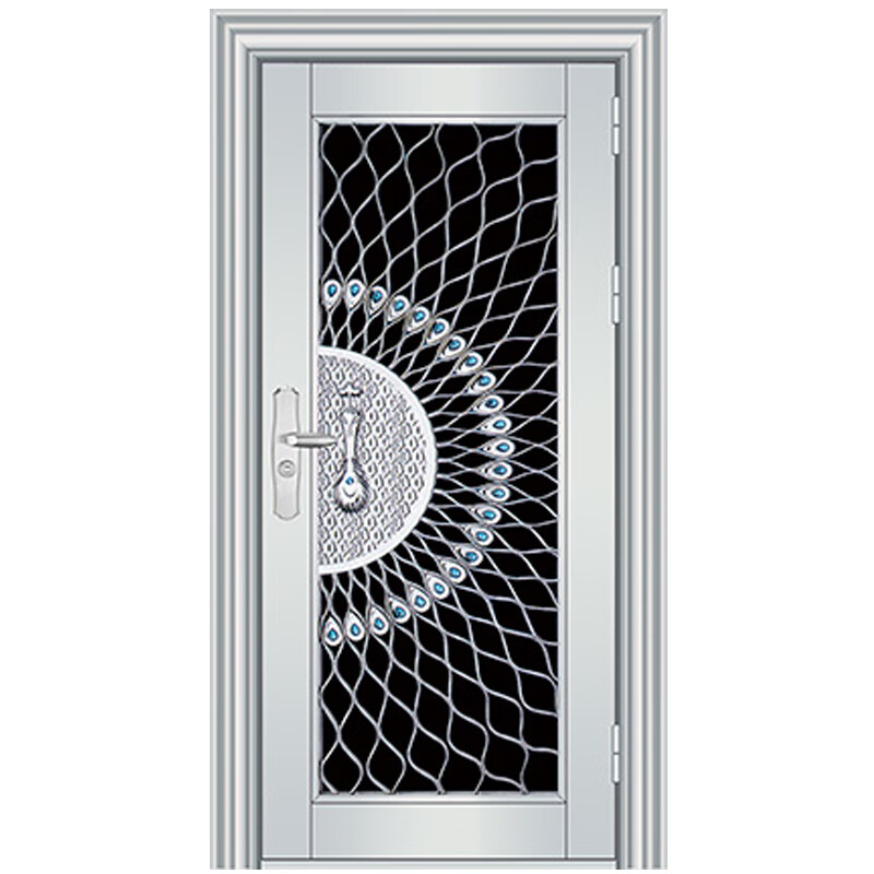 JRB Jiaruibao 304 stainless steel anti-theft door single door rural entrance door anti-theft door school engineering dormitory door building single door single door style 1
