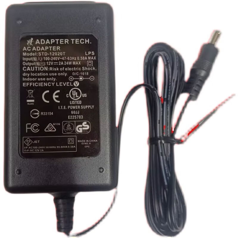 Sound card power adapter Adat power supply 12V2A charger cable