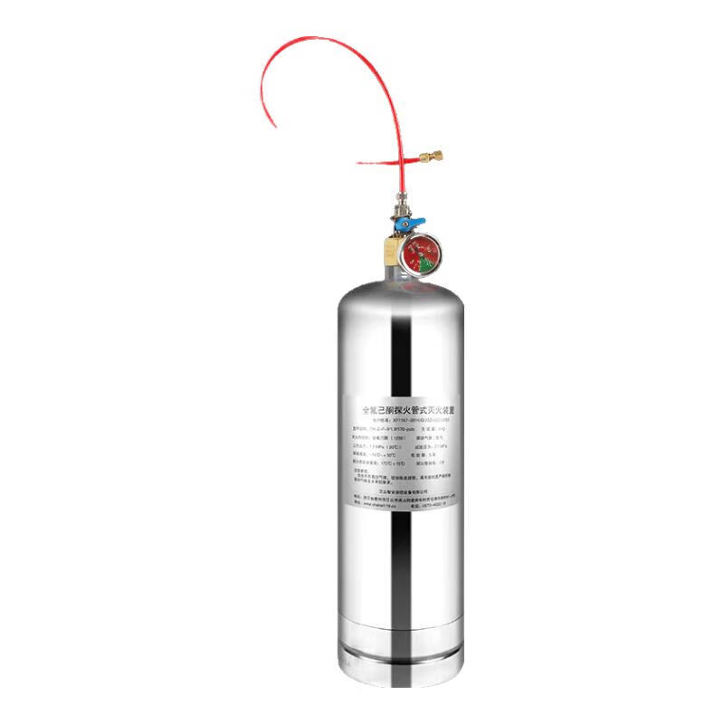 Honghu fire detector tube fire extinguishing device gas fire extinguishing distribution cabinet machine room fire protection heptafluoropropane carbon dioxide perfluorohexanone 9kg dry powder perfluorohexanone fire detection tube automatic fire extinguishing