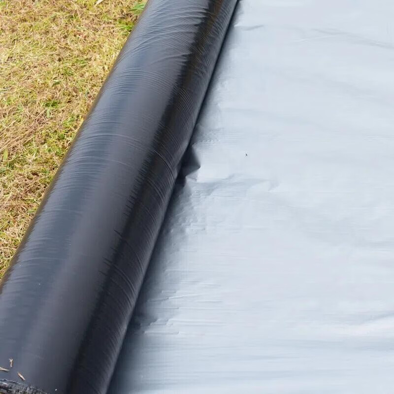 Litian silver and black two-color mulch film silver and black mulch film two-color reflective weeding film film agricultural mulch film silver black mulch film 10 pounds 1.2 silk 2 meters wide 175 meters 1 meter wide double layer
