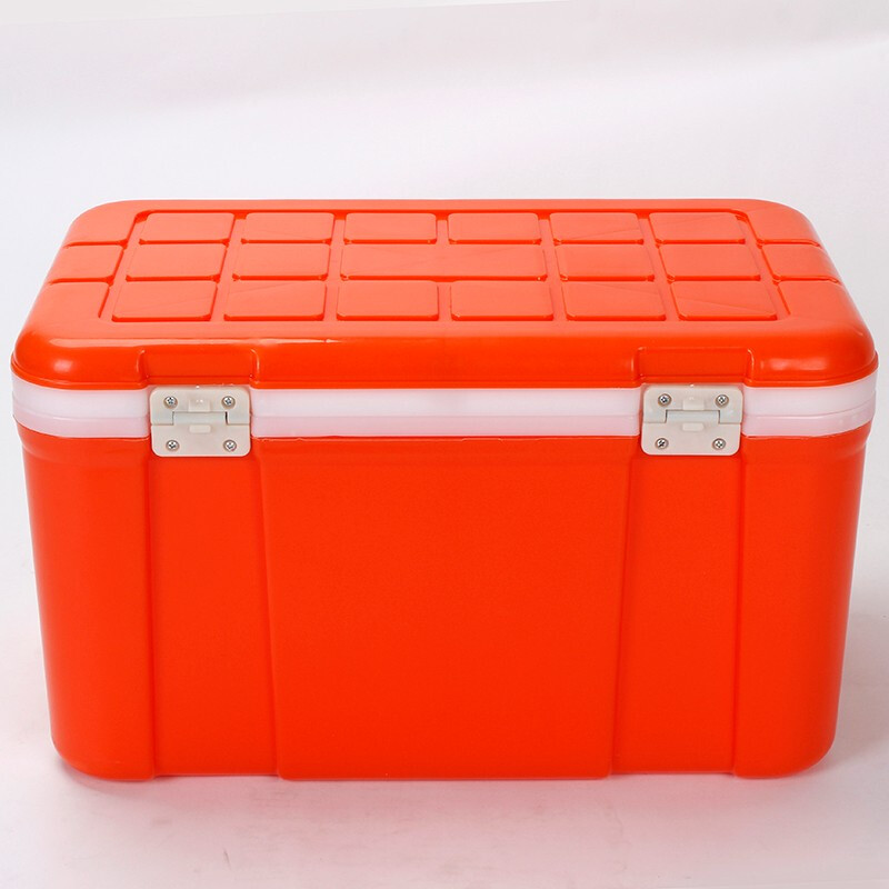 Warm Ice Bear 33-85L Food Grade Takeaway Insulated Box Commercial Food Delivery Stall Fast Food Thermal Insulation Plastic Foam Refrigerated Fresh Box 33L Blue