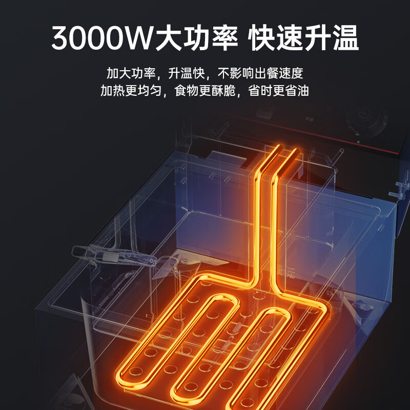 Royalstar electric griddle, commercial teppanyaki, commercial multi-function fryer, hand-caught cake machine, stall all-in-one electric fryer, commercial fryer, fried skewers, timed model, single cylinder 10L, independent switch