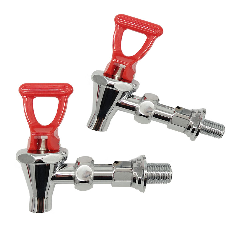 Manqiju electric water boiler faucet copper 3 points 4 points open water tank water heater faucet accessories high temperature resistant faucet A type 4 points (precision polished stainless steel)